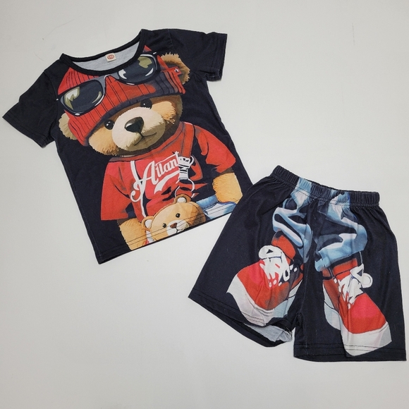 3 Boys Shorts Sets Size 5/6 year old - Picture 2 of 9